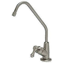 Brushed nickel drinking water faucet